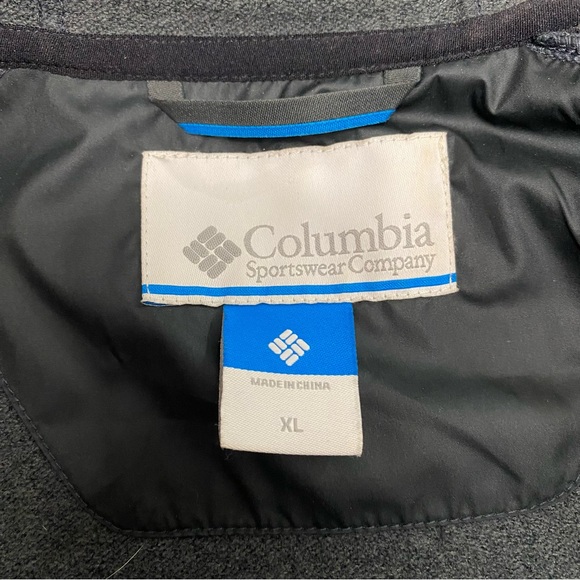 Columbia Men's Gray lightweight Hooded winter Jacket XL - Picture 9 of 15